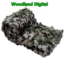 방가로용품 1.5m x 1m 4m 5m 군사 위 그물 흰색 파란색 베이지 사막 사냥 숨기, 2x4m, 04 Woodland Digital