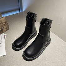 가을 뒷지퍼 아니 싸이하이롱부츠 여성 어텀 무드 클래식 청키 슬림핏 라이더 2769291371