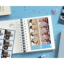 인생네컷 앨범 포토북 접착식 하드커버 포토 앨범 제작-천유상품번호58796, 빈티지민트