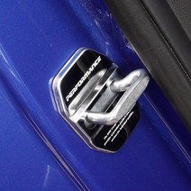 BMW X7 도어스트라이커커버 녹방지 튜닝 몰딩, 블랙