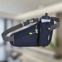 스포츠 물병 휴대폰 포켓 벨트 힙색 RF13, 네이비