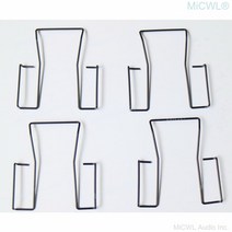 강의용 무선 마이크 4pcs 금속 벨트 클립 shure ur1 ulx u1 무선 벨트 팩 송신기 교체 클립 44a8023c