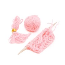 DIY 북엔드 미니어처Odoria 1:12 빈티지 바느질 상자 바늘 가위 뜨개질 도구 키트 재단사 세트 인형집 액, 04 Needle Sweater Set