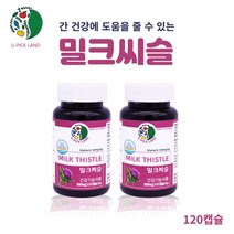 유픽랜드 밀크씨슬 헬퍼 밀크시슬 실리마린 카르두스 마리아누스 고함량 숙취 음주전후 간기능개선제 피로회복 만성피로 엉겅퀴뿌리 서양민들레뿌리 아티초크 실리빈 간 건강 보조제 씰리마린 간에좋은영양제, 2set, 500mg60캡슐-2개월분