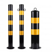 스틸 앙카식 일자형 볼라드 설치 고리형 앙카기본 포함 차량 진입 금지, 75cm 볼라드(고리 X)