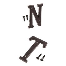 2 야외 도어 장식 사서함 편지 철 침실 벽 마운트 편지 세트, 검은색