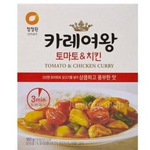 청정원 카레여왕 토마토 치킨 160g, 7개