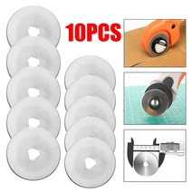 원형 가죽 직물 커터기 10 개대 45mm 로터리 세트 블레이드 패브릭 퀼트 커팅 재봉
