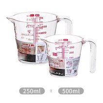 현물 뜨거운 판매 측정 컵 스테인레스 스틸 측정 컵 강화 유리 측정 컵 베이킹 측정 컵 스케일 그램 밀리 컵 우유 흰색 과립 설탕 밀가루 우유 차 측정 컵 컵, 250ml 500ml 지방2원