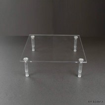 투명한 아크릴 선반 정사각형 인테리어소품 악세서리선반 다용도선반, 상세페이지 참조, 상세페이지 참조