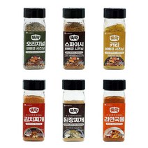 캠핑 바베큐 시즈닝 찌개소스 6종 스테이크시즈닝 돼지 고기 시즈닝 김치찌개소스 된장찌개소스 라면스프 부대찌개소스 카레시즈닝 캠핑준비물, 김치찌개 소스 100g