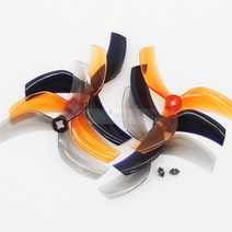 gemfan d90-3 3.5인치 프로펠러 90mm 소품 cl35 cinelog35 protek35 rc fpv 레이싱 드론용 소품, 4쌍 믹스 -1.5mm