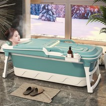 이동식욕조 화장실욕조 반신욕 아크릴욕조 욕조 접이식 반신욕조 이동욕조 1인욕조 미니욕조, 15. 1 42m 블루 덮개가 있는 눕방 쿠션
