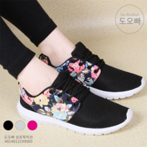 도오빠 여성 운동화 스니커즈 슬립온 로퍼 플랫슈즈 메쉬 플라워 꽃무늬 봄 가을 여름 스포츠 슈즈 패션 캐주얼 신발 국내배송 여자운동화