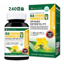 감마리놀렌산 240캡슐 4중기능성 달맞이꽃 종자유 브이 식물성캡슐 대용량 저온 압착 비타민E 여성 건강기능식품 추천