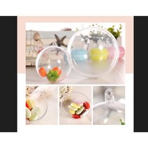 원형 투명공 플라스틱 투명캡슐 아크릴볼 14cm 1P, 투명공 원-14cm