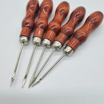 가죽 공예 갈고리 후크형 송곳 공구 도구 바늘 가죽공예도구