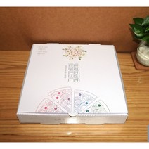 이런젠별] 하얀겨울에 꽃피자 12인치 박스(305*305*45(H) 100매 개당: 440원(세액포함가) 피자 박스 포장 용기 종이 음식 12인치 11인치 10인치