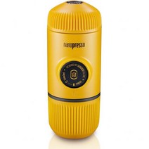 와카코 Wacaco 나노프레소 Nanopresso 휴대용 에스프레소 메이커 초소형 여행용 등산 낚시 캠핑 커피 머신, 옐로우