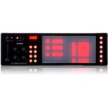 Icon icreativ usb midi 오디오 컨트롤러 터치 스크린 및 airlight 3d 이펙터 피아노 모드 드럼 모드 x/y 패드 모드 페이더 모드|마이크|, 1개, black, 단일