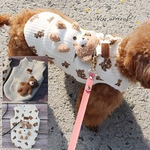 (N-inure) 강아지 어부바 하네스 (옷겸용), 곰돌이 L