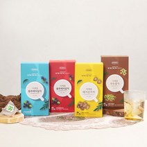 더다정 열매 블루베리 눈에좋은차 잎 선물세트 생과 티백차 작두콩 국산차 건강차 4종, 1, 본상품선택