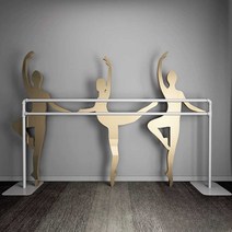 발레 바 개인용 요가 무용 필라테스 스트레칭봉 탄츠, 상세 페이지 참고, 백색 겹켜 100x60x100