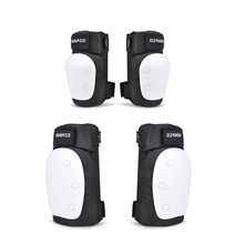 스케이트보드 가드 여성 헬멧 세트 런닝 휠 롱보드 전문 보호 장비 성인 무릎 보호대, []팔꿈치가드+무릎보호대, M 사이즈 (65-105Kg