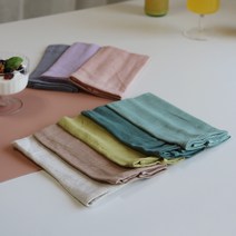 [윤자매네] 무지 패브릭 테이블 냅킨 키친크로스(8color), 머스타드