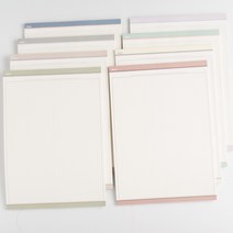 심플 대형 A4 떡메모지 다꾸 인스 공시생 공부 필기 모눈 대떡메 메모지 메모 노트 패드, 에메랄드 민트