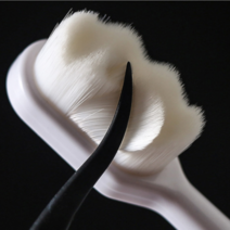 10개 초 미세모 극세모 만모 칫솔 임산부칫솔 교정 교정기 치아교정 잇몸 칫솔, 블랙10P