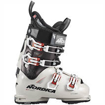 Nordica 스키신발 Strider 115 W DYN Alpine Touring Ski Boots Womens 2023, Ivory/Black/Paprika, 23.5