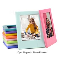 핸드폰 사진 인화기 포토 프린터 샤오미 스티커사진기 fujifilm instax mini 9 8 필름 sanrio 용지 instax mini 9 8 70 90 7s 25 즉석, 10pcs 자석 프레임