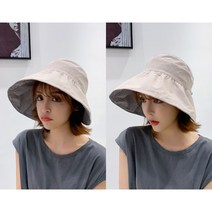 Rora 양면 돌돌이썬캡 여름 바캉스 골프 모자 햇빛가리개