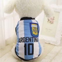 도그월드 강아지 중대형견 월드컵 나라별 축구 농구 유니폼 나시티, 아르헨티나