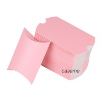옥수수완충제 종이완충제 친환경포장지 10/20/30Pcs 다채로운 베개 사탕 상자 크래프트 종이 크리스마스 선, 01 Light pink_01 10 pcs