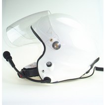 패러글라이딩장비 패러글라이더 헬멧 전체 헤드셋이있는 소음 제거 파라 모터 양면 ptt, 하얀, 59 60cm w, 1개