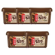 CJ 해찬들 구수한집된장 500g 맛있는된장찌개용, 5개