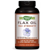 Natures Way Flax Oil 아마씨 오일 오메가3 6 9 해외, 3개