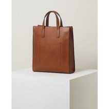 헤지스 ACC [갤러리아] [헤지스ACC] 브라운 로고배색 가죽 토트백 HJBA2F886