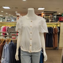 튜브 꼬임소매시어서커 블라우스 TUBL238ZN 00