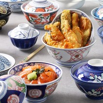 일본식 뚜껑있는 돈부리 텐동 그릇 일본 밥그릇 덮밥 규동 공기, 16-일본 오시마 돈부리