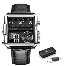 First anniversary 손목시계 기념 선물 중저가 시계 lige watch man top 브랜드 남성용