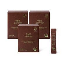 네츄럴굿띵스 오늘은 그린커피빈 체지방분해 다이어트 커피 2g x 30포, 3개, 60g