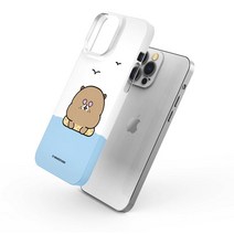 맥로이드 블루웨이브 365일댜댜 슬림 하드 케이스, 아이폰12프로맥스_여름휴가댜댜