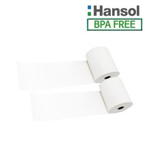 한솔정품 포스용지 57X50 12롤 무지 감열지 검안용지 친환경영수증용지용지 신용카드단말기 BPAFREE
