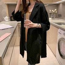 [슈썸] 데일리 여성 3컬러 무지 베이직 린넨 자켓 LK-J002