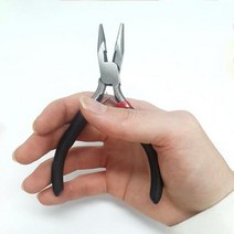 1+1 DIY 오링 롱 노우즈 민자 평 집게 플라이어 니퍼, (1+1)2개