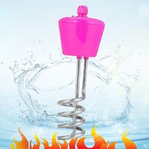 돼지꼬리히터 캠핑용 휴대용 순간전기온수기 가열기 히터, 2500w