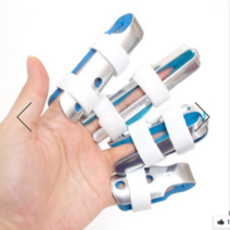 손가락 고정 부목 알루미늄 손가락아대 핑거스프린트 손가락지지대, 4방향L(90mm)